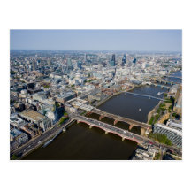 Vue aérienne de Londres Carte Postale