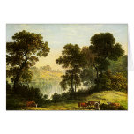 Vue au Pays de Galles du nord - carte de peinture 