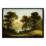 Vue au Pays de Galles du nord, carte de peinture d