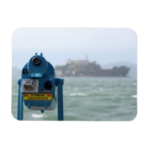 Vue d'Alcatraz Magnets Rectangulaires