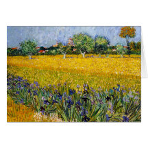 Vue d'Arles avec la peinture de Vincent van Gogh d Cartes