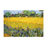 Vue d'Arles avec la peinture de Vincent van Gogh d Toiles Tendues