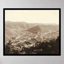 Vue de bois mort de l'écart-type 1888 de colline d affiches