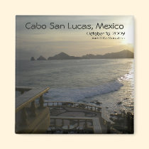 Vue de Cabo San Lucas du coucher du soleil DA Mona magnets