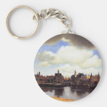 Vue de Delft Porte-clefs