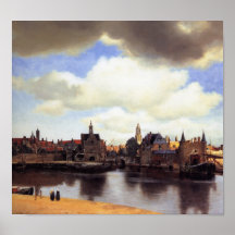 Vue de Delft Posters