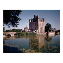 Vue de la conservation du château, établie 1355-88 carte postale