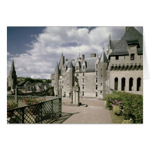 Vue de la façade occidentale du reconstitué cartes de vœux