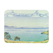 Vue de lac Leman de Chexbres, 1905 Magnets En Rectangle