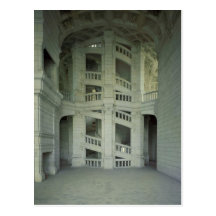 Vue de l'escalier principal, 1519-46 carte postale