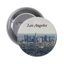 Vue de Los Angeles du centre Badges Avec Agrafe