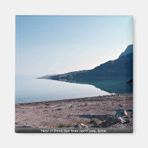 Vue de mer morte de côté nord, Israël Aimants Pour Réfrigérateur