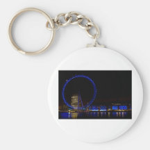 Vue de nuit d'oeil de Londres Porte-clefs
