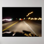 Vue de nuit du transport AM Affiches