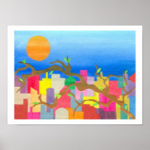 Vue de parc de Morningside en premier ressort Poster