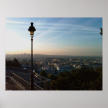 Vue de Paris Affiche