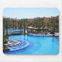 Vue de piscine de Cabo San Lucas Mexique tapis de souris