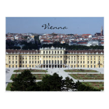 vue de schönbrunn carte postale