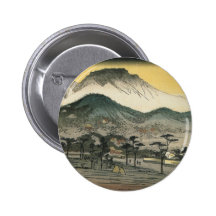 Vue de soirée d'un temple dans les collines par An Badges