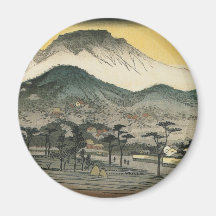 Vue de soirée d'un temple dans les collines par An Aimant