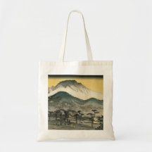 Vue de soirée d'un temple dans les collines par An Sacs De Toile