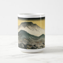 Vue de soirée d'un temple dans les collines par An Mug