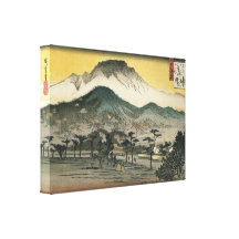 Vue de soirée d'un temple dans les collines par An Impressions Sur Toile