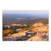 Vue de sommet de Monadnock de bâti Tirage Photo
