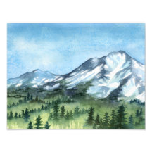 Vue des bois - copie d'art de paysage impressions photographiques