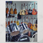 Vue des instruments de musique prospectus personnalisés