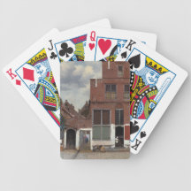 Vue des maisons à Delft la petite rue