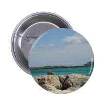 Vue d'océan badge avec épingle