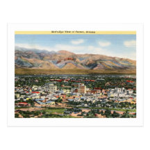 Vue d'oeil d'oiseau cru de Tucson, Arizona Carte Postale