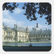 Vue du château grand et petit autocollants
