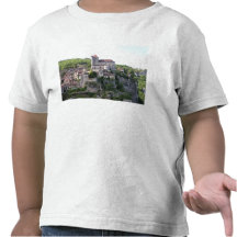 Vue du village et de l'église (photo) 3 t-shirts