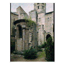 Vue extérieure de l'apsidiole de l'abbaye cartes postales