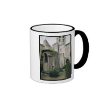 Vue extérieure de l'apsidiole de l'abbaye tasse à café