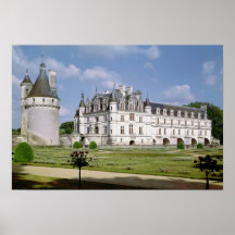 Vue extérieure du donjon posters