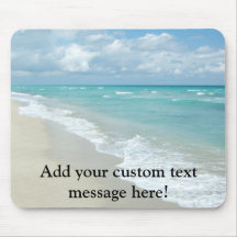 Vue extrême de plage de relaxation tapis de souris