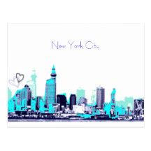 vue ny, New York City Cartes Postales