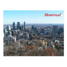 Vue panoramique de Montréal Cartes Postales