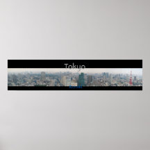 Vue panoramique de Tokyo Affiches