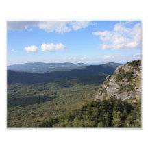 Vue supérieure de montagne impressions photographiques