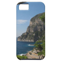 Vue vers les falaises sur l'île de Capri Étui iPhone 5