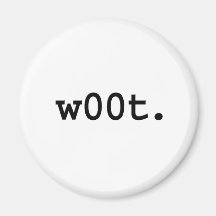 w00t. magnets pour réfrigérateur