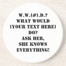 W.W. (#). D. ? DESSOUS DE VERRES