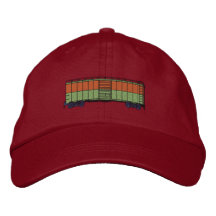 Wagon couvert chapeaux brodés
