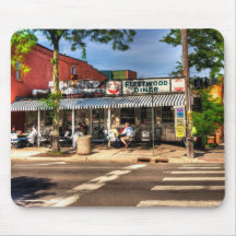 Wagon-restaurant de Fleetwood - Ann Arbor, Michiga Tapis De Souris