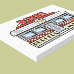 Wagon-restaurant impressions sur toile