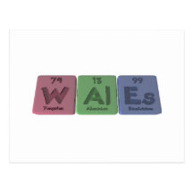 Wales-W-Al-Es-Tungsten-Aluminium-Einsteinium.png Cartes Postales